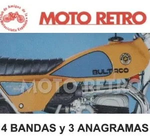 BULTACO LOBITO MK7 (4 bandas y 3 anagramas)