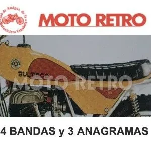 BULTACO LOBITO MK7 (4 bandas y 3 anagramas)
