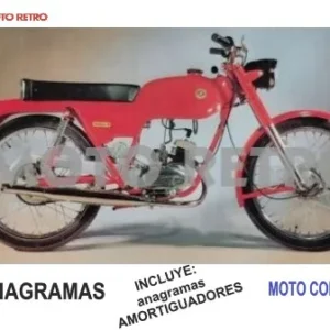 BULTACO 49 (6 anagramas) Juego completo