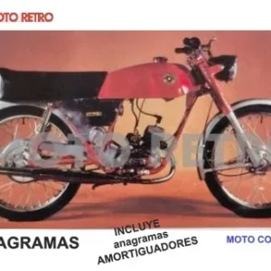 BULTACO 49 GT (6 anagramas) Juego completo