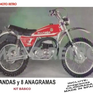 BULTACO ALPINA 188 350cc (6 bandas y 8 anagramas) Kit básico
