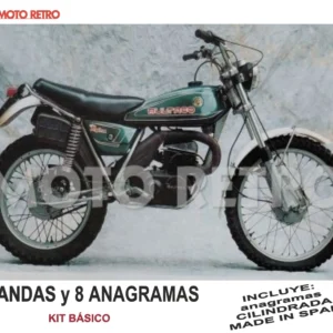 BULTACO ALPINA 212A SIN GAS (6 bandas y 8 anagramas) Kit básico