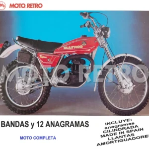 BULTACO ALPINA 213 A 350cc (6 bandas y 12 anagramas) Juego completo