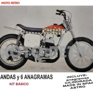 BULTACO ASTRO 164 360cc (8 bandas y 6 anagramas) Kit básico