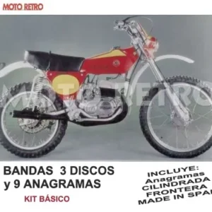 BULTACO FRONTERA 74 Años 1976-1978 (2 bandas, 3 discos y 9 anagramas) Juego básico de anagramas