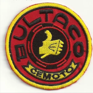 BU-P2A (Bultaco fondo rojo, aro amarillo)