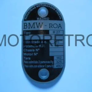 BM6 (anagrama datos técnicos BMW ROA)
