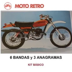 OSSA SUPER PIONEER 250 2a versión 1976-1977 (6 bandas y 3 anagramas)